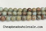 CNS336 15.5 inches 16mm round serpentine jasper beads wholesale