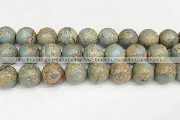 CNS338 15.5 inches 20mm round serpentine jasper beads wholesale