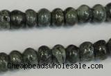 CNS410 15.5 inches 4*6mm rondelle natural serpentine jasper beads