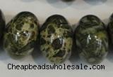 CNS517 15.5 inches 14*20mm rondelle natural serpentine jasper beads