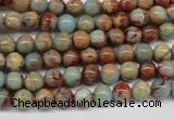 CNS61 15.5 inches 6mm round natural serpentine jasper beads