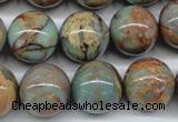 CNS67 15.5 inches 18mm round natural serpentine jasper beads