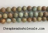 CNS704 15.5 inches 12mm round serpentine jasper beads wholesale