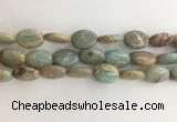 CNS726 15.5 inches 13*18mm oval serpentine jasper beads wholesale