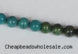 CNT03 16 inches 8mm round natural turquoise beads wholesale