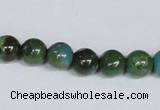 CNT05 16 inches 9mm round natural turquoise beads wholesale