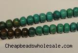 CNT111 15.5 inches 4*7mm rondelle natural turquoise beads wholesale