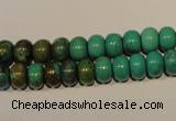 CNT112 15.5 inches 5*8mm rondelle natural turquoise beads wholesale