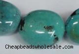 CNT15 16 inches 24-32mm nugget natural turquoise beads wholesale