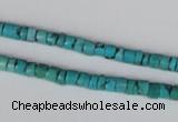 CNT21 16 inches 3-5mm heishi natural turquoise beads wholesale