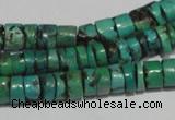 CNT220 15.5 inches 3*7mm – 5*9mm heishi natural turquoise beads