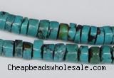 CNT23 16 inches 4-9mm heishi natural turquoise beads wholesale