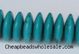 CNT28 16 inches 7*24mm rondelle natural turquoise beads wholesale