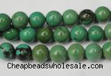 CNT352 15.5 inches 8mm round turquoise beads wholesale