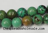 CNT354 15.5 inches 12mm round turquoise beads wholesale