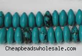 CNT364 15.5 inches 5*12mm rondelle turquoise beads wholesale