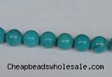 CNT39 16 inches 4mm round turquoise beads wholesale