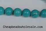 CNT40 16 inches 6mm round turquoise beads wholesale