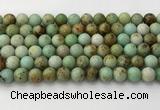 CNT417 15.5 inches 8mm round mongolian turquoise beads wholesale