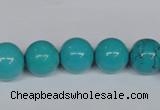 CNT43 16 inches 12mm round turquoise beads wholesale