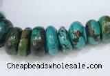 CNT500 15.5 inches 4*8mm - 8*18mm nuggets turquoise gemstone beads