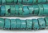 CNT532 15.5 inches 6mm - 6.5mm heishi turquoise gemstone beads