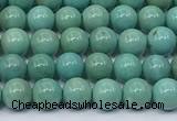 CNT573 15.5 inches 5mm round turquoise gemstone beads