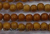 CNW02 15.5 inches 6mm round nangka wood beads wholesale