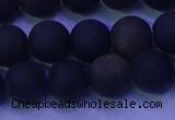 COB279 15.5 inches 8mm round matte golden obsidian beads wholesale