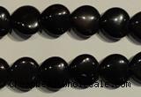 COB466 15.5 inches 8*8mm heart black obsidian beads wholesale