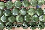 COIN122 15 inches 16mm coin China jade gemstone beads