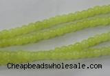 COJ101 15.5 inches 4mm round olive jade beads wholesale