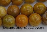 COJ603 15.5 inches 10mm round orpiment jasper beads wholesale