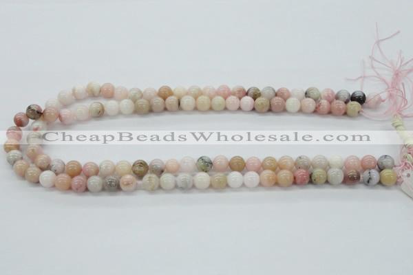 COP03 15.5 inches 8mm round natural pink opal beads wholesale