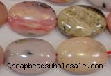 COP1026 15.5 inches 18*25mm oval natural pink opal gemstone beads