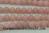 COP1211 15.5 inches 6mm round Chinese pink opal gemstone beads