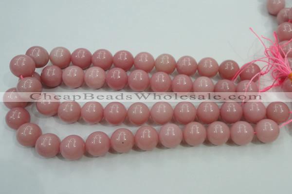 COP1216 15.5 inches 16mm round Chinese pink opal gemstone beads