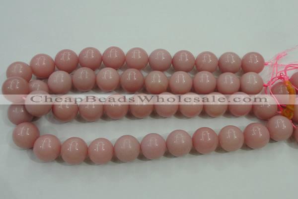 COP1217 15.5 inches 18mm round Chinese pink opal gemstone beads