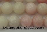 COP1227 15.5 inches 8mm round Chinese pink opal beads wholesale