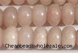 COP1238 15.5 inches 5*8mm rondelle Chinese pink opal beads