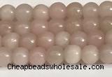 COP1240 15.5 inches 4mm round Chinese pink opal beads