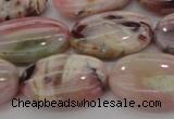 COP1276 15.5 inches 15*20mm oval natural pink opal gemstone beads