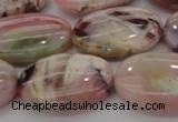 COP1277 15.5 inches 18*25mm oval natural pink opal gemstone beads