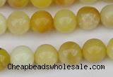 COP1427 15.5 inches 8mm round yellow opal beads wholesale