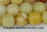 COP1429 15.5 inches 12mm round yellow opal beads wholesale