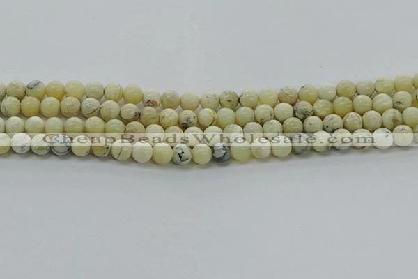 COP1461 15.5 inches 6mm round African opal gemstone beads