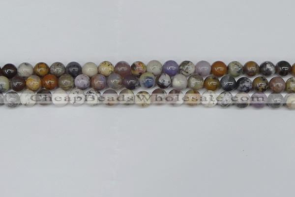 COP1512 15.5 inches 8mm round amethyst sage opal beads wholesale