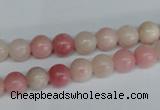 COP152 15.5 inches 8mm round pink opal gemstone beads wholesale