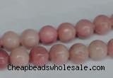 COP153 15.5 inches 10mm round pink opal gemstone beads wholesale