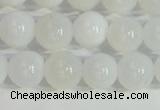 COP1615 15.5 inches 6mm round white opal gemstone beads